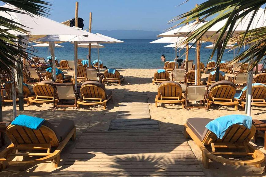 Kasta Beach Hotel Ofrinion Bagian luar foto